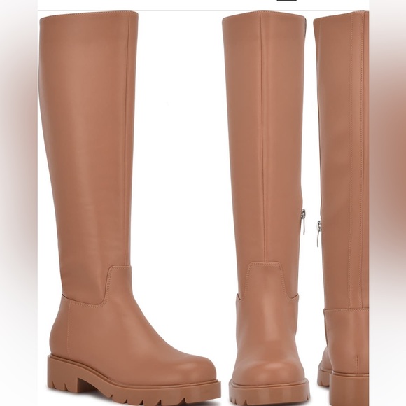 Nine west camel verve city lug sole boots NWT - Picture 3 of 11